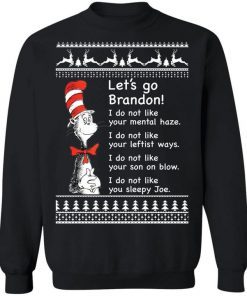 Dr Seuss Let’s go Brandon Christmas sweater