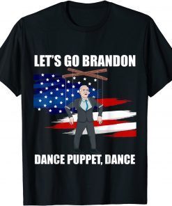 Let’s Go Brandon Biden Puppet USA Flag Conservative T-Shirt