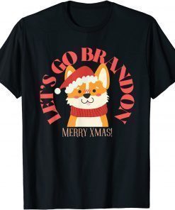 Let's Go Brandon Christmas Dog T-Shirt