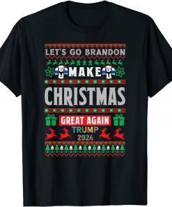 Let's Go Brandon Mean Christmas Great Trump Tee Shirt