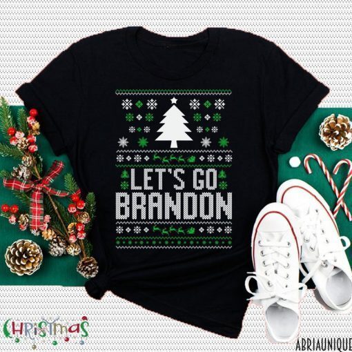 Let's Go Brandon Ugly Christmas , Brandon Biden Shirt