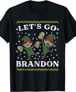 Let's Go Branson Brandon Anti Biden Chant Ugly Christmas Tee Shirt