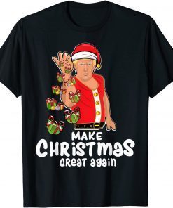 Make Christmas Great Again Trump Xmas Trump T-Shirt