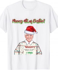 Merry 4th of Easter Joe Biden T-Shirt
