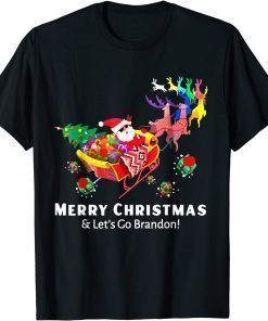 Merry Christmas & Let’s Go Brandon T-Shirt