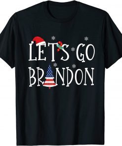 Merry Christmas Let's go Branson Brandon Christmas Tree T-Shirt