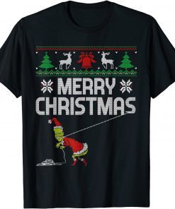 Merry Christmas Ugly Sweater Biden Santa Xmas T-Shirt