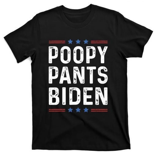 Poopy Pants Biden, Lets Go Brandon, Pro Trump T-Shirt