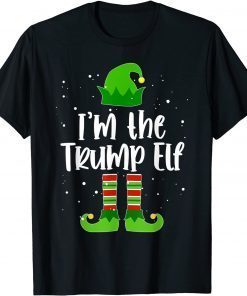 The Trump Elf Matching Family Group Christmas Party Pajama T-Shirt