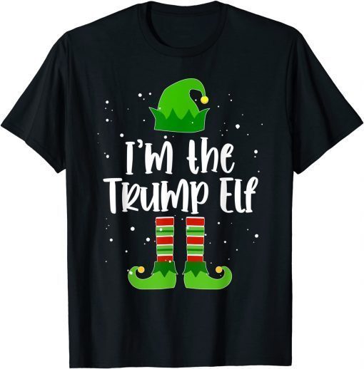 The Trump Elf Matching Family Group Christmas Party Pajama T-Shirt