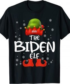 The biden Elf Family Matching Christmas Group T-Shirt
