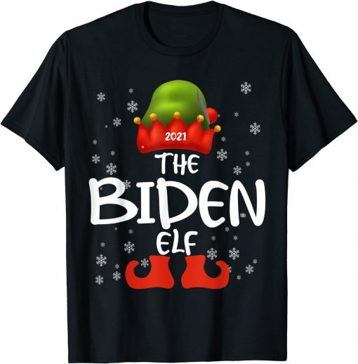 The biden Elf Family Matching Christmas Group T-Shirt