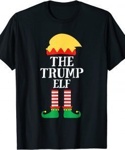 Trump Elf Christmas Matching Family Group Xmas Party Pajama T-Shirt