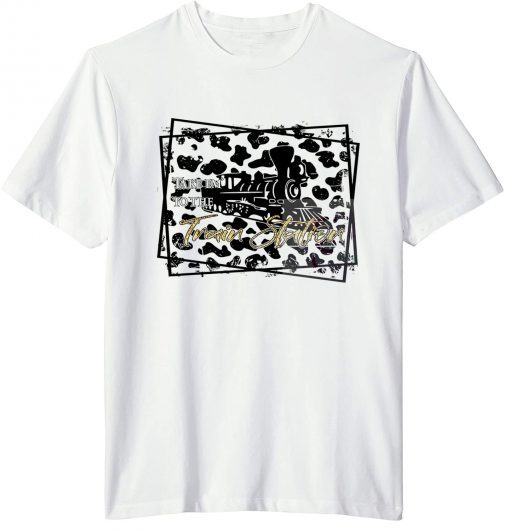 Yellowstone Cow Print Take Em To The Train Station T-Shirt