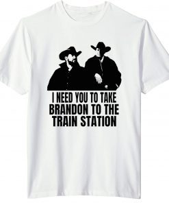 Yellowstone It's Time We Take A Ride To The Train Station T-Shirt