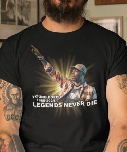 Young Dolph 1985-2021 Legends Never Die T-Shirt