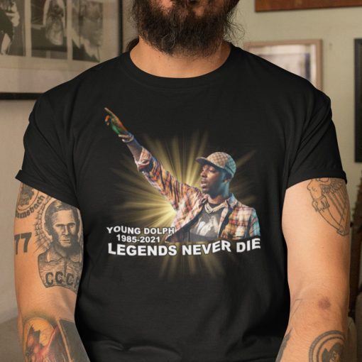 Young Dolph 1985-2021 Legends Never Die T-Shirt