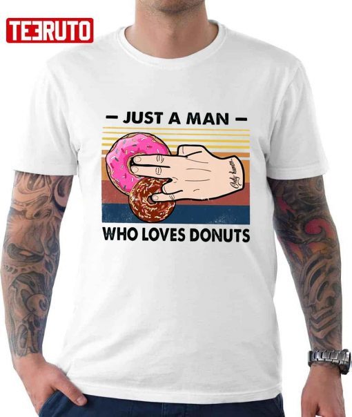 2 In The Pink 1 In The Stink Donuts Just A Man Who Loves Donuts Classic Shirt