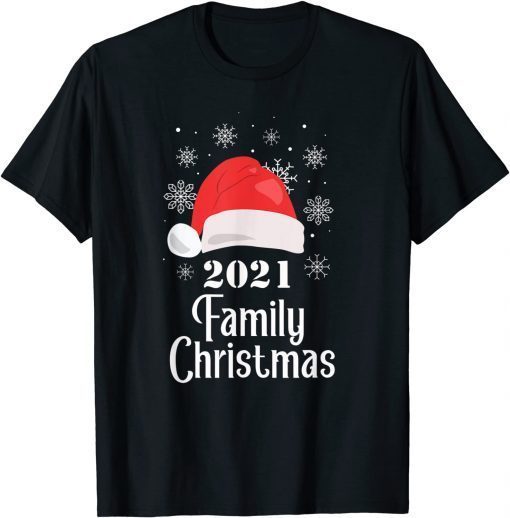 2021 Family Christmas Squad Family Matching Pajama T-Shirt