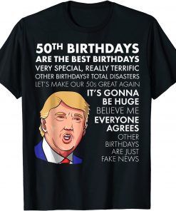 50th Birthday Trump T-Shirt