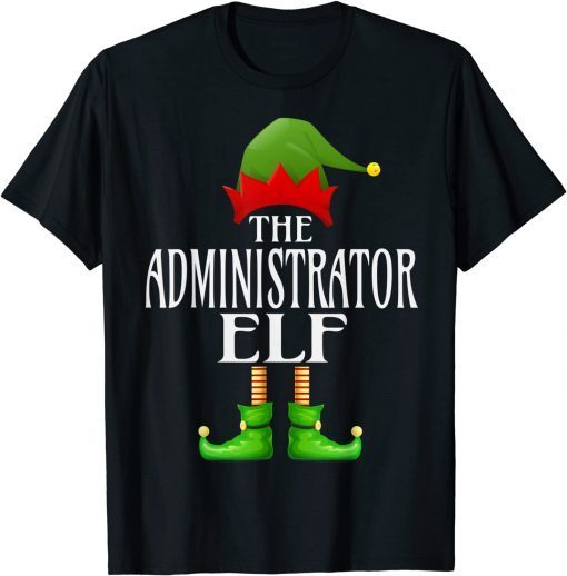 Administrator Elf Xmas Family Matching Group Christmas T-Shirt