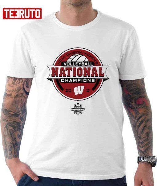 Wisconsin Badgers Fanatics Branded 2021 Volleyball National Champions T-Shirt