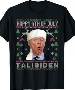 X-mas Biden Happy 4th of July Ugly Christmas Sweater T-Shirt