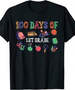 100 Days Of 1st Grade for a 1st Grade Student T-Shirt