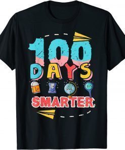 100 Days Smarter Days Of School Teacher & Student T-Shirt