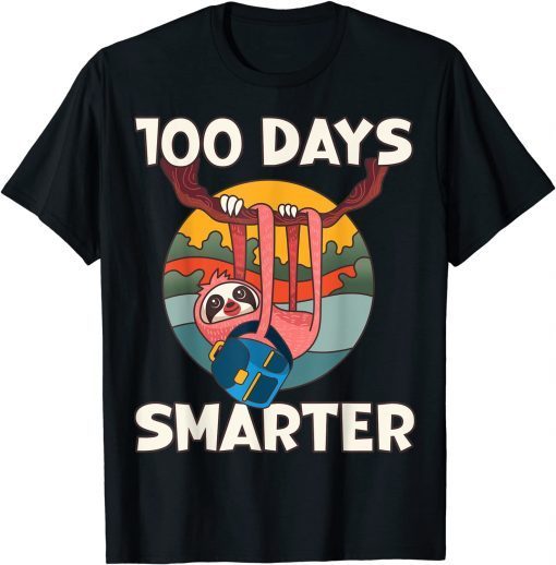 100 Days Smarter School 100 Days Of School T-Shirt