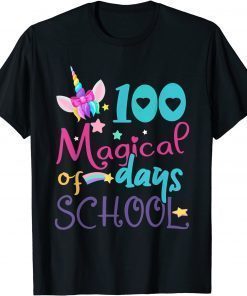 100 Days Smarter Unicorn 100 Days of School T-Shirt