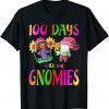 100 Days With My Gnomies Happy 100th Day Of School Teacher T-Shirt