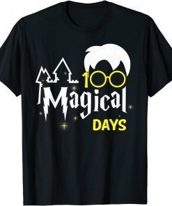 100 Magical Days Wizard 100th Days Of School Teacher T-Shirt