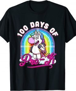 100th Day Of Pre-K Teacher 100 Days Smarter T-Shirt