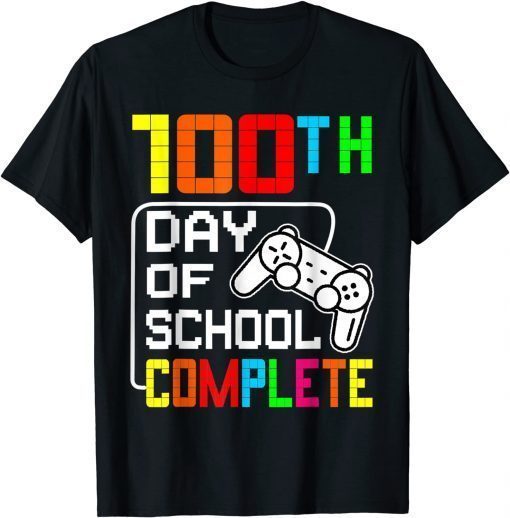 100th Day of School Complete Video Game Students Tee Shirt