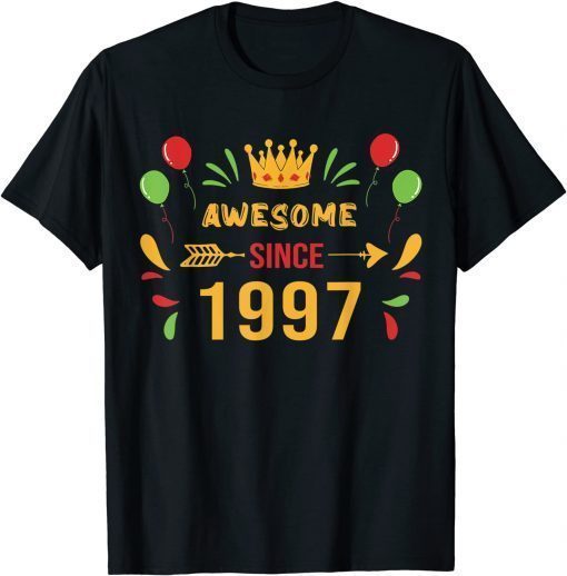 1997 25th birthday, Its my Birthday 25th Birthday Crown Bday T-Shirt