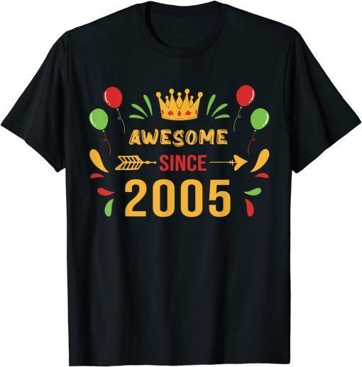 2005 17th birthday, Its my Birthday 17th Birthday Crown Bday T-Shirt