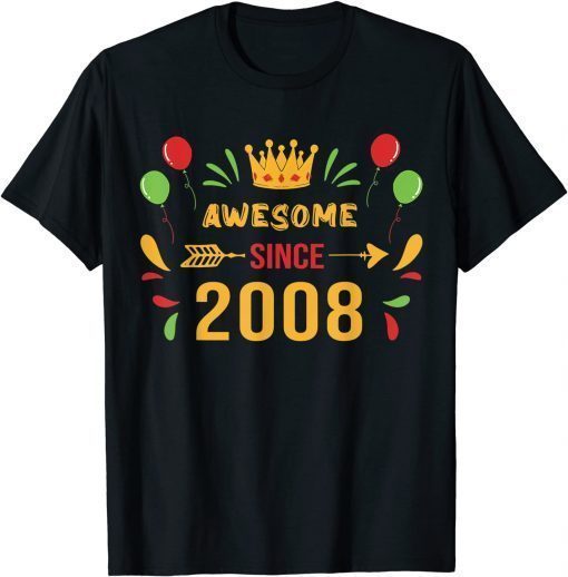 2008 14th birthday, Its my Birthday 14th Birthday Crown Bday T-Shirt