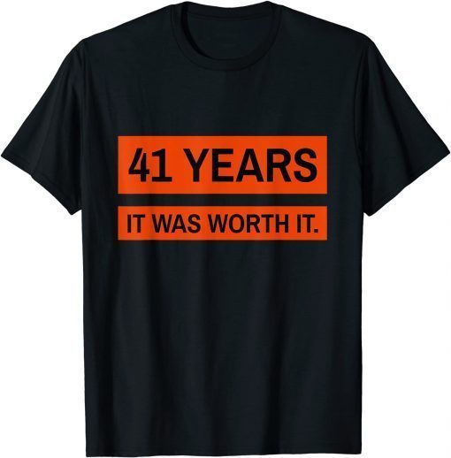 2022 Glory Glory Championship 41 Years Was Worth It T-Shirt