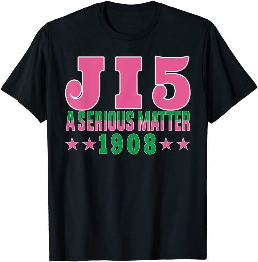 A Serious Matter J15 1908 Founder's Day Pink And Green AKA Tee Shirt