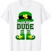 Boys Kids Lucky Dude Green Buffalo Cute leprechaun Hat Shoes T-Shirt