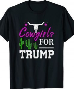 Western Country Rodeo Cowgirls for Trump T-Shirt