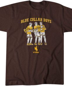 Wyoming Basketball Blue Collar Boys T-Shirt