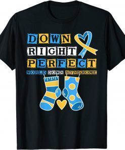 21 March World Down Syndrome Day Awareness Socks T-Shirt