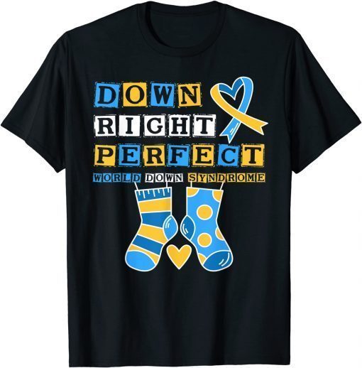 21 March World Down Syndrome Day Awareness Socks T-Shirt