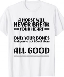 Animal Horseback Riding Horseshoe Farm Race Horse T-Shirt