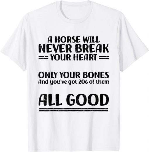 Animal Horseback Riding Horseshoe Farm Race Horse T-Shirt