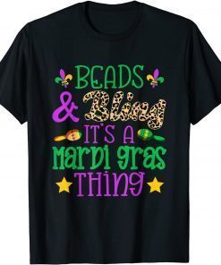 Beads & Bling It's a Mardi Gras Thing Cool Tee Shirt