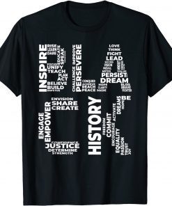 Black History Month Inspiring Leaders African American Proud T-Shirt