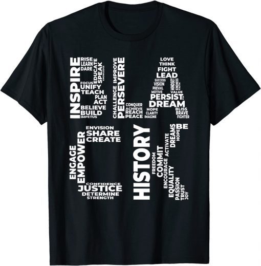 Black History Month Inspiring Leaders African American Proud T-Shirt